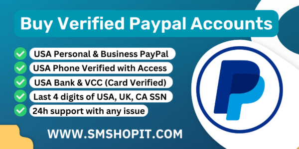 Buy Verified Paypal Accounts - smshopit