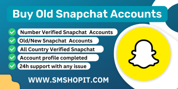 Buy Old Snapchat Accounts - smshopit
